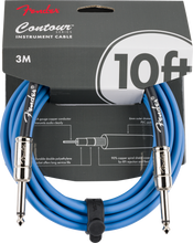 Load image into Gallery viewer, Contour Instrument Cable, Lake Placid Blue, 10'