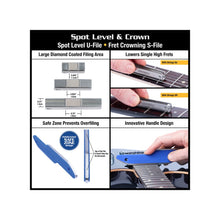 Load image into Gallery viewer, MN880 Premium Guitar Tech Fret Tool Set - 18 pcs