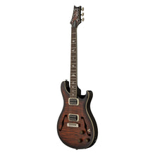 Load image into Gallery viewer, SE Hollowbody 1 Piezo Orange Tiger Smokeburst