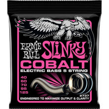 Ladda upp bild till gallerivisning, Ernie Ball - 2737 5-String Cobalt Super Slinky Bass - Musik Utan Gränser