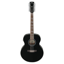 Ladda upp bild till gallerivisning, AJ7012M1E-BK Black High Gloss 12-strängad Jumbo