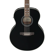 Ladda upp bild till gallerivisning, AJ7012M1E-BK Black High Gloss 12-strängad Jumbo