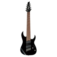 Load image into Gallery viewer, Ibanez - RGMS8-BK Black Multi-Scale 8-strängad - Musik Utan Gränser