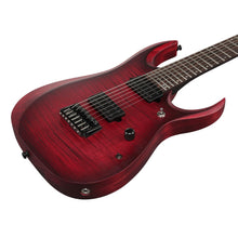 Load image into Gallery viewer, RGD721FA-WUF Stained Wine Red Burst Flat