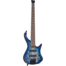 Ladda upp bild till gallerivisning, Ibanez - EHB1505-PLF Pacific Blue Burst Flat - Musik Utan Gränser