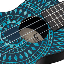 Load image into Gallery viewer, Ortega - K2SS-BKC Keiki Sopran Ukulele Blue Kaleidoscope - Musik Utan Gränser
