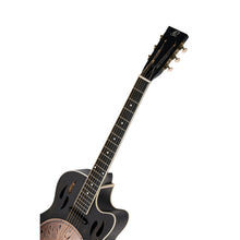 Ladda upp bild till gallerivisning, Ortega - RRG40CE-DBK Resonator Americana Satin Black - Musik Utan Gränser