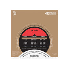 Ladda upp bild till gallerivisning, D'Addario - EJ49 Normal Silver/Black - Musik Utan Gränser