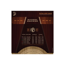 Ladda upp bild till gallerivisning, NB1047 Nickel Bronze Western Set 010-047 Extra Light