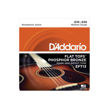 Load image into Gallery viewer, EFT13 Flat Tops Phosphor Bronze 016–056 Resophonic Guitar