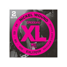 Load image into Gallery viewer, D'Addario - EXL170 2-pack 045-100 - Musik Utan Gränser