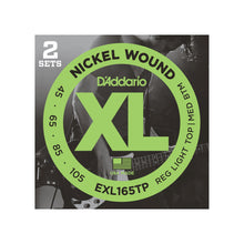 Ladda upp bild till gallerivisning, D'Addario - EXL165 2-pack 045-105 - Musik Utan Gränser