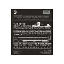 Ladda upp bild till gallerivisning, D'Addario - ETB92S 050-105 Short Scale Black Nylon Tapewound - Musik Utan Gränser