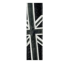 Load image into Gallery viewer, D'Addario - 25PRL04 64 mm Premium Läder-Union Jack BW - Musik Utan Gränser
