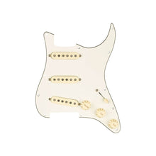 Ladda upp bild till gallerivisning, Fender - Pre-Wired Strat Pickguard Custom Shop Fat 50's SSS Parchment - Musik Utan Gränser