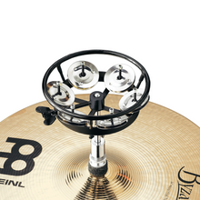 Load image into Gallery viewer, THH1BK Hi-Hat Tamburin Steel Jingles