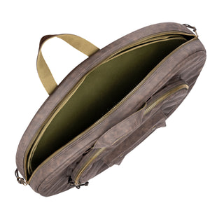 MVHC22DB Vintage Cymbal bag 22'' w/BP straps, Dark Brown