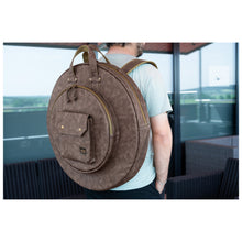 Load image into Gallery viewer, Meinl - MVHC22DB Vintage Cymbal bag 22'' w/BP straps, Dark Brown - Musik Utan Gränser