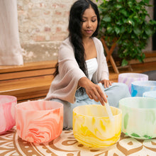 Ladda upp bild till gallerivisning, Meinl Sonic Energy - Marble Crystal Singing Bowl Chakra Set 7st - Musik Utan Gränser