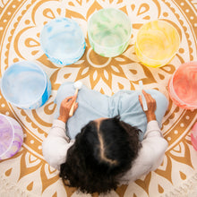 Ladda upp bild till gallerivisning, Meinl Sonic Energy - Marble Crystal Singing Bowl Chakra Set 7st - Musik Utan Gränser