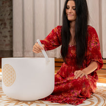 Load image into Gallery viewer, Meinl Sonic Energy - PCSB16FOL Planetary Tuned Crystal Bowl 16" Flower of Life - Musik Utan Gränser