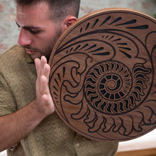 Ladda upp bild till gallerivisning, RDO15F Raindisk 15" Ocean Sound Fibbonaci Inspired Carv