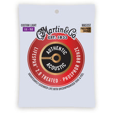 Load image into Gallery viewer, MA535T Acoustic Lifespan 2.0 Guitar Strings 92/8 Phosphor Bronze - Custom Light