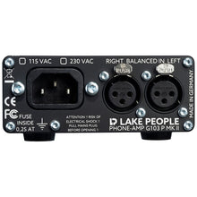 Ladda upp bild till gallerivisning, Lake People - G103-P-MK2 Precision Headphone Amplification - Musik Utan Gränser