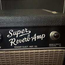 Load image into Gallery viewer, Super Reverb Blackface från 1965