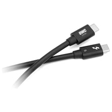 Load image into Gallery viewer, OWC - Thunderbolt 5-kabel 0,8 meter Svart - Musik Utan Gränser