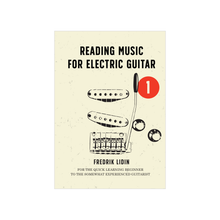 Load image into Gallery viewer, MUG - Reading Music For Electric Guitar - Musik Utan Gränser