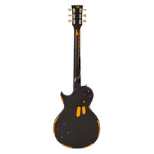 Load image into Gallery viewer, Vintage - V100 Icon Distressed Black Over Sunburst - Musik Utan Gränser