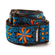 Load image into Gallery viewer, JH25 Jimi Hendrix Blacklight Fillmore Blue Strap
