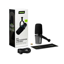 Ladda upp bild till gallerivisning, Shure - MV7i Dynamisk USB-C mikrofon och Interface - Musik Utan Gränser