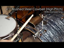 Load and play video in Gallery viewer, STB45H Steel Cowbell 4,5" High Pitch