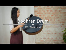 Load and play video in Gallery viewer, BD18WB-NH Bodhran Drum 18" Napa Head