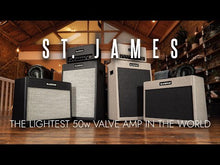 Ladda och spela upp video i Gallerivisaren, St James 212VOC Black Svart 2x 12" gitarrlåda