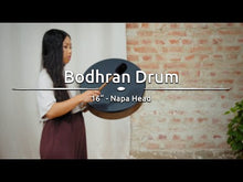 Load and play video in Gallery viewer, BD16WB-NH Bodhran Drum 16" Napa Head