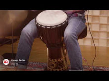 Load and play video in Gallery viewer, HDJ1-M 10" Headliner Congo Series Wood Djembe