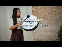 Load and play video in Gallery viewer, RD16DWB-SH Ritual Drum 16" Moon phases