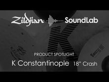 Ladda och spela upp video i Gallerivisaren, 18" K Constantinople Crash