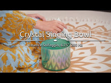 Ladda och spela upp video i Gallerivisaren, ESOLCSB285 Essence Solfeggio Crystal Singing Bowl 285 Hz