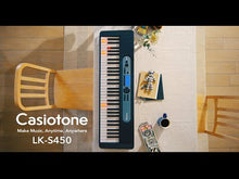 Ladda och spela upp video i Gallerivisaren, LK-S450 keyboard och sångpaket
