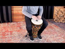 Load and play video in Gallery viewer, Jumbo Djembe 10" JD10SI Simbra