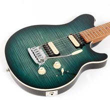Ladda upp bild till gallerivisning, Ernie Ball Music Man - Axis Super Sport Yucatan Blue Flame - Musik Utan Gränser