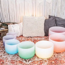 Load image into Gallery viewer, Meinl Sonic Energy - Crystal Singing Bowl Chakra Set 7 delar - Musik Utan Gränser