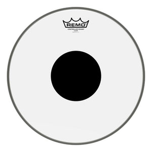 CS-0313-10 Controlled Sound Clear 13″ Top Black Dot - Musik Utan Gränser