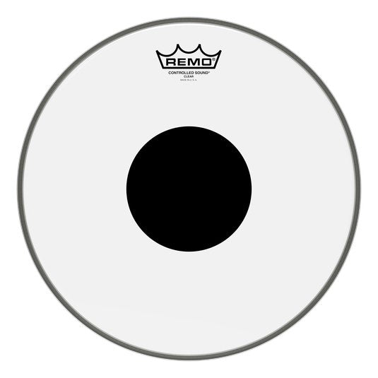 CS-0313-10 Controlled Sound Clear 13″ Top Black Dot - Musik Utan Gränser