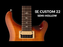 Load and play video in Gallery viewer, SE Custom 22 Semi-Hollow Body Santana Yellow