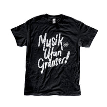 Ladda upp bild till gallerivisning, Musik Utan Gränser - T-shirt svart - Musik Utan Gränser
